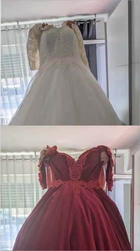 Brautkleid und henna kleid - und,