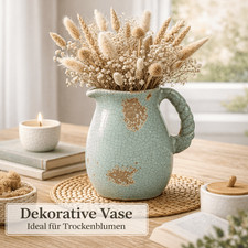 Deko Vase Krug Blumenvase