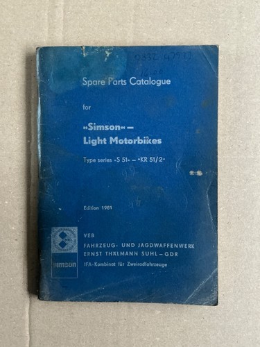Genuine spare parts book - genuine,