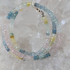 Aquamarin & Morganit Heilstein