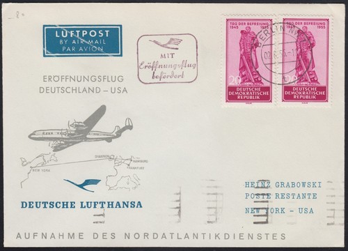 Ddr beleg 1955 mif - ddr,