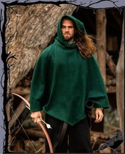 Mittelalter Larp Wikinger Gugel mit Stickerrei - Egill  Leonardo Carbone