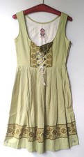 Trachtenkleid Salzburger Trachten [Gr. 40] grün Landhaus-Stil Verschluß seitl.