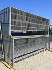 50 x Bauzaun halbhoch | 3,43 x 1,15 m | Mobilzaun 175 lfm | Absperrung Bauzäune