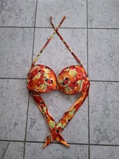 CALZEDONIA COBEY Neckholder Damen Bikini Oberteil zum Binden Gr. 38 Körbchen 75B