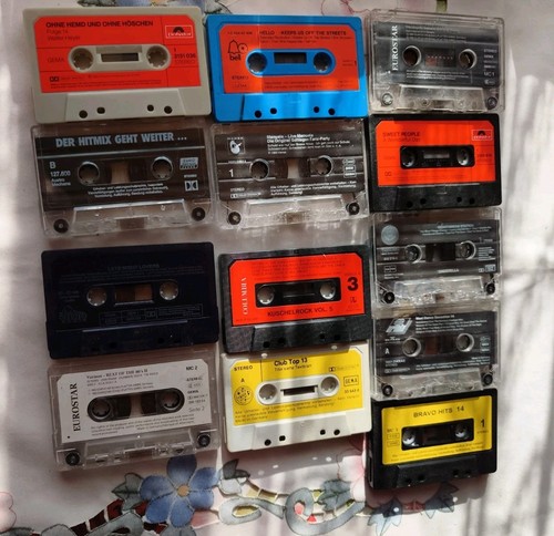Musikkassetten ohne hülle - 13,