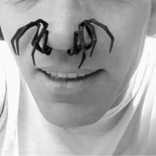 Spinnenbeine für die Nase Spinne Maske Fasching Kostüm Halloween Accessoires