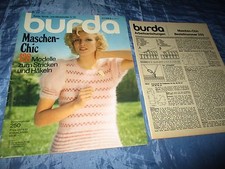 Mode 1972 , Burda Strick - und