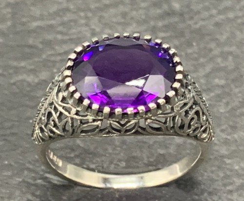 Amethyst ring 925er - ring,