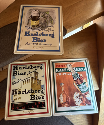 Karlsberg bier blechschild - karlsberg,