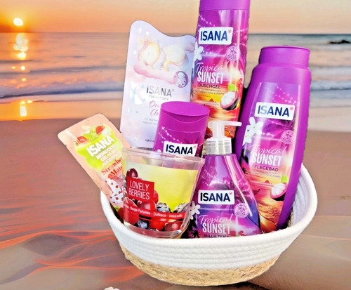 Geschenk korb wellness set - geschenk,