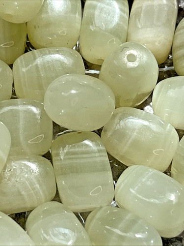Grüner onyx perlen oval - grüner,