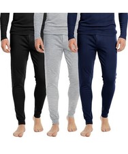 3er Pack Herren Thermo lange Unterhose Thermowäsche Unterwäsche slip Unterhemd