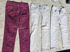3 Kinder Jeans Hosen grau 122