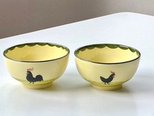 2 Müslischalen Kompottschalen Hahn & Henne  “Zeller Keramik“ - wie neu