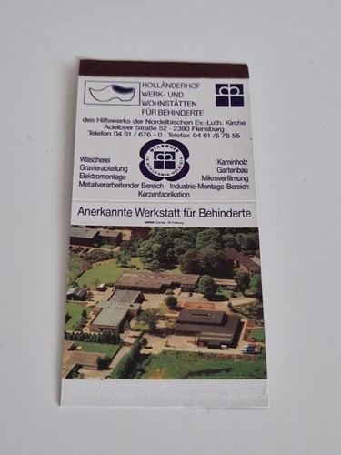 Streichholzheftchen,Holländer