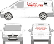3-teilige KFZ Beschriftung