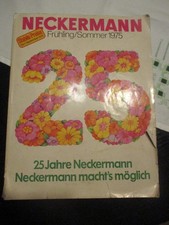 Original alter Neckermann Katalog 1975 Jubiläum 25 Jahre