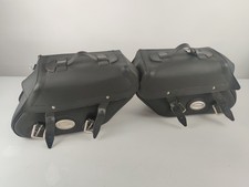 Harley-Davidson Sportster Universal EVO Abnehmbare Satteltaschen Leder schwarz K