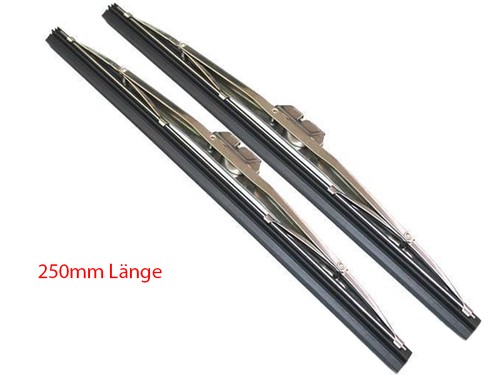 Edelstahl scheibenwischer - 2x,