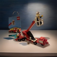 Lego 6358 Feuerwehr Auto Snorkel Squad   1987 Vintage mit Bauanleitung