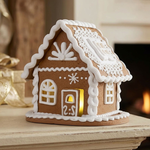 Led lebkuchenhaus 14cm - led,