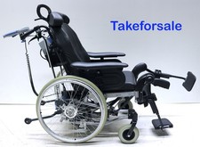 Pflegerollstuhl Invacare Clematis SB41cm Alber V15 Schiebehilfe TFS197