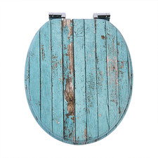 SAINOS Toilettendeckel Mit Absenkautomatik Klodeckel Holz Antik Machen WC Sitz