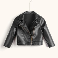 Kinder Kunstleder Jacke