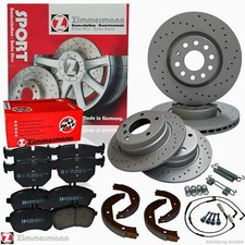 BMW E36 318is 320i COUPE  ZIMMERMANN BREMSEN  SCHEIBEN+BELÄGE+BACKEN MIT ZUBEHÖR