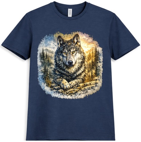 Wolf shirt heulender - wolf, t-shirt