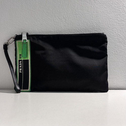 Prada clutch nylon schwarz - prada,