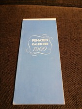 Alter Penaten Babypflege Kalender von 1960
