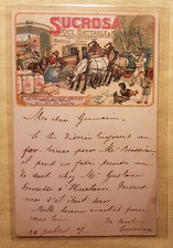 Ak; Reklame, Nivelles, Belgien, Sucrosa, 1907, Le Meilleur Aliment Melasse Sucre