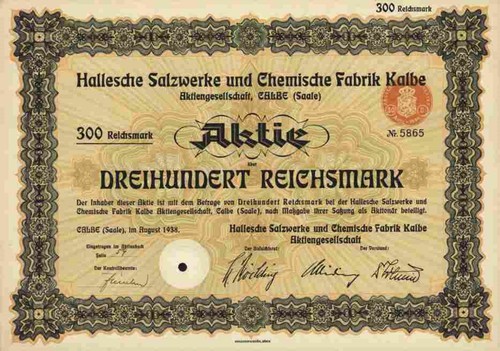 Hallesche salzwerke chemie - hallesche,