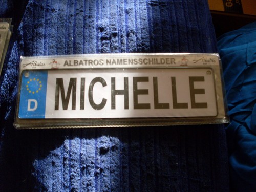 Albatros namensschild michelle - albatros,