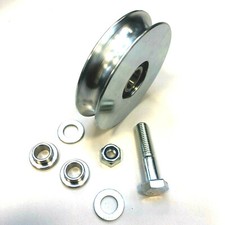 Torrolle Seilrolle Laufrolle verzinkt mi Kugellager, Ø 98 mm, deutscheWare (M12)