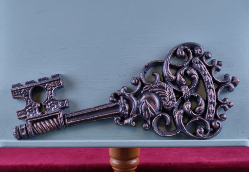 Wand skulptur schlüssel - xl, wand-skulptur
