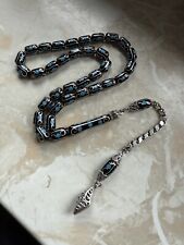 Tesbih Oltu Silber 925 Firuze Black Amber Erzurum Oltu