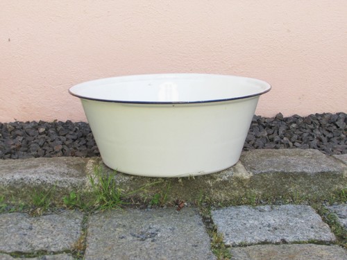Alte rund emailwanne - alte,