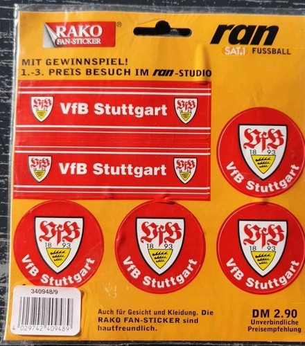 Vfb stuttgart aufkleber set - vfb, aufkleber-set