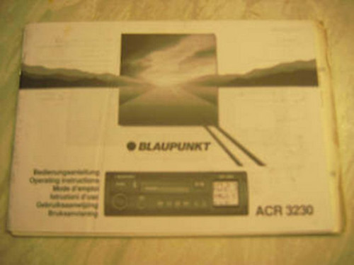 Betriebsanleitung auto radio - betriebsanleitung,