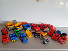 Lego Duplo Auto Fahrzeug Abschlepper Anhänger PKW Cabrio