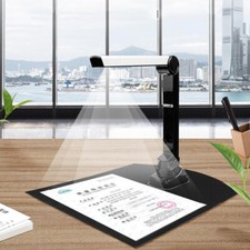 Dokumenten&Buchscanner digitalisiert A3/A4 blitzschnell Sensor Texterkennung USB