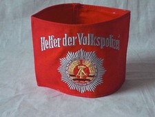 ARMBINDE HELFER DER VOLKSPOLIZEI GESTICKT  ORIGINAL KEIN REPRO  