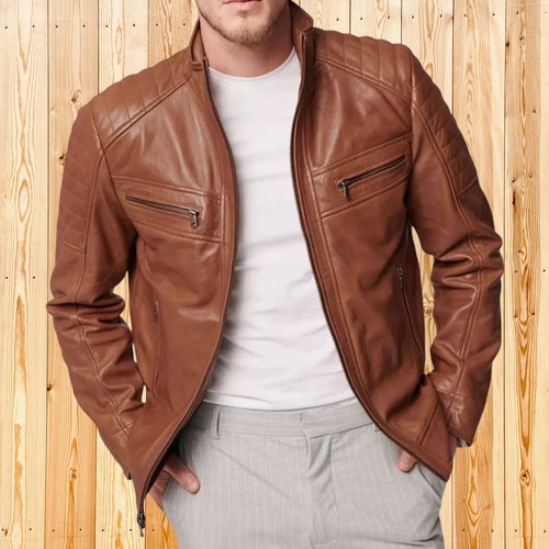 Herren dunkel hellbraun - herren, biker