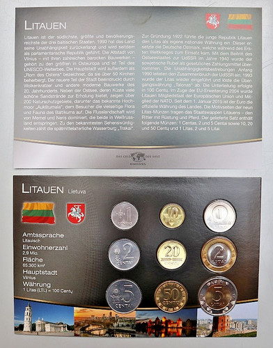 Litauen kms kursmünzensatz - litauen:,