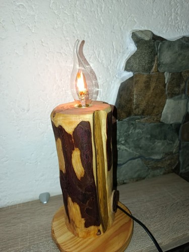 Holzlampe/Baumstammlampe,LED-T