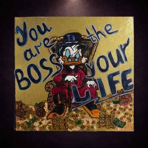 Dagobert duck pop art bild - pop,