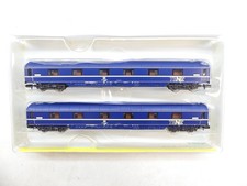 Minitrix N 15733 Schlafwagen-Set TEN, DB, NEM, NEU in OVP #60598